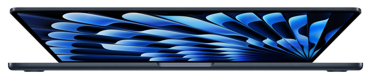 MacBook Pro 14-inch opening in midnight finish