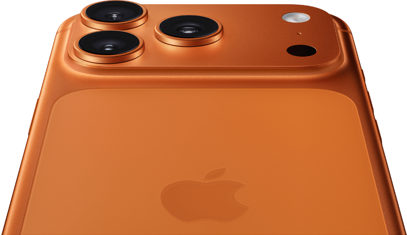 iPhone 17 Pro in desert titanium